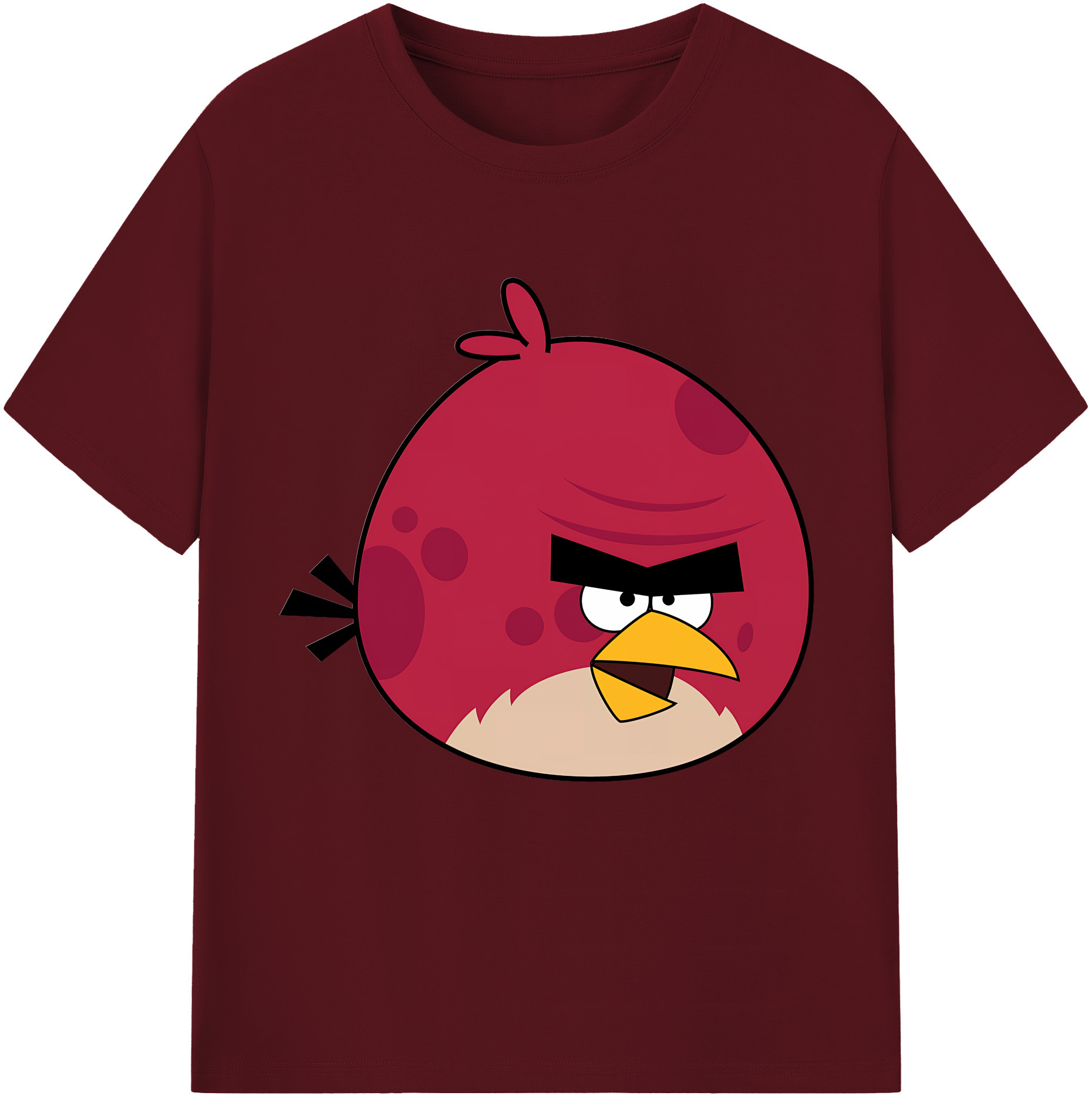 （画像用） Angry Birds アングリーバード 綿100％半袖Tシャツ（フロントプリント）